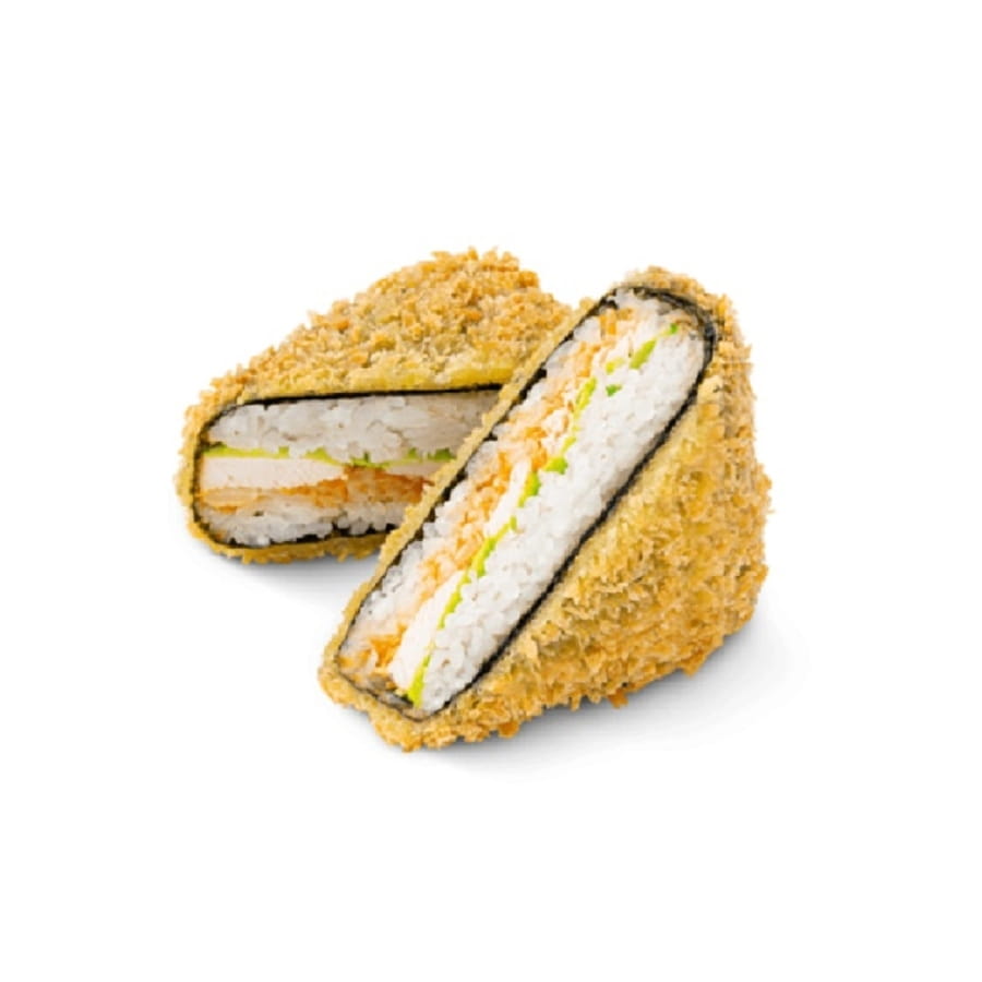 Онигири Сяке темпура